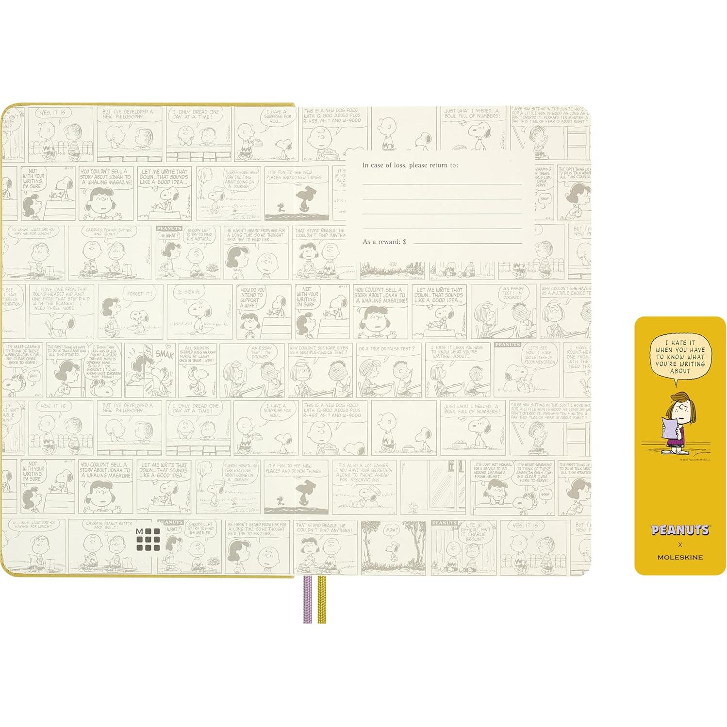 Cuaderno Moleskine Peanuts Edición Limitada Grande Amarillo