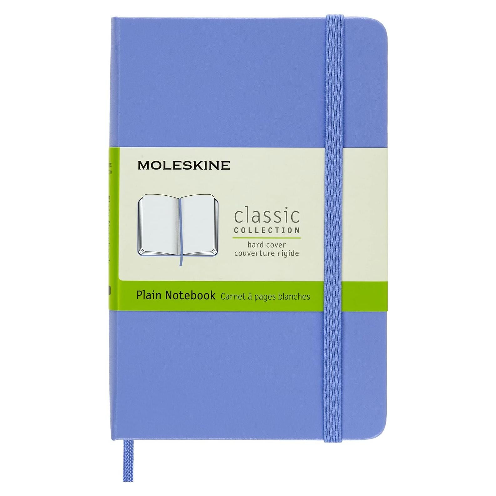 Cuaderno Clásico Moleskine Pocket Azul Hortensia Tapa Dura 192 Páginas