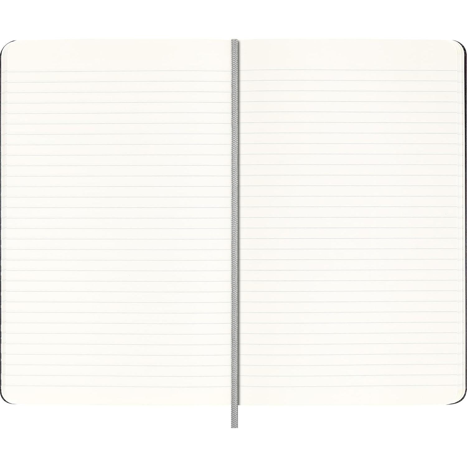 Cuaderno Moleskine Grande Rayado Tapa Dura IZIPIZI Carbón