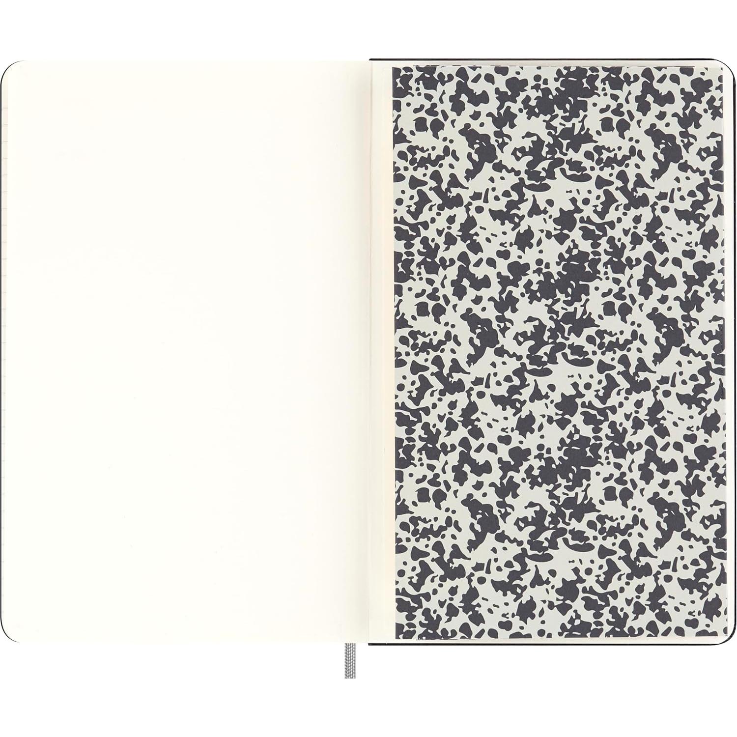 Cuaderno Moleskine Grande Rayado Tapa Dura IZIPIZI Carbón