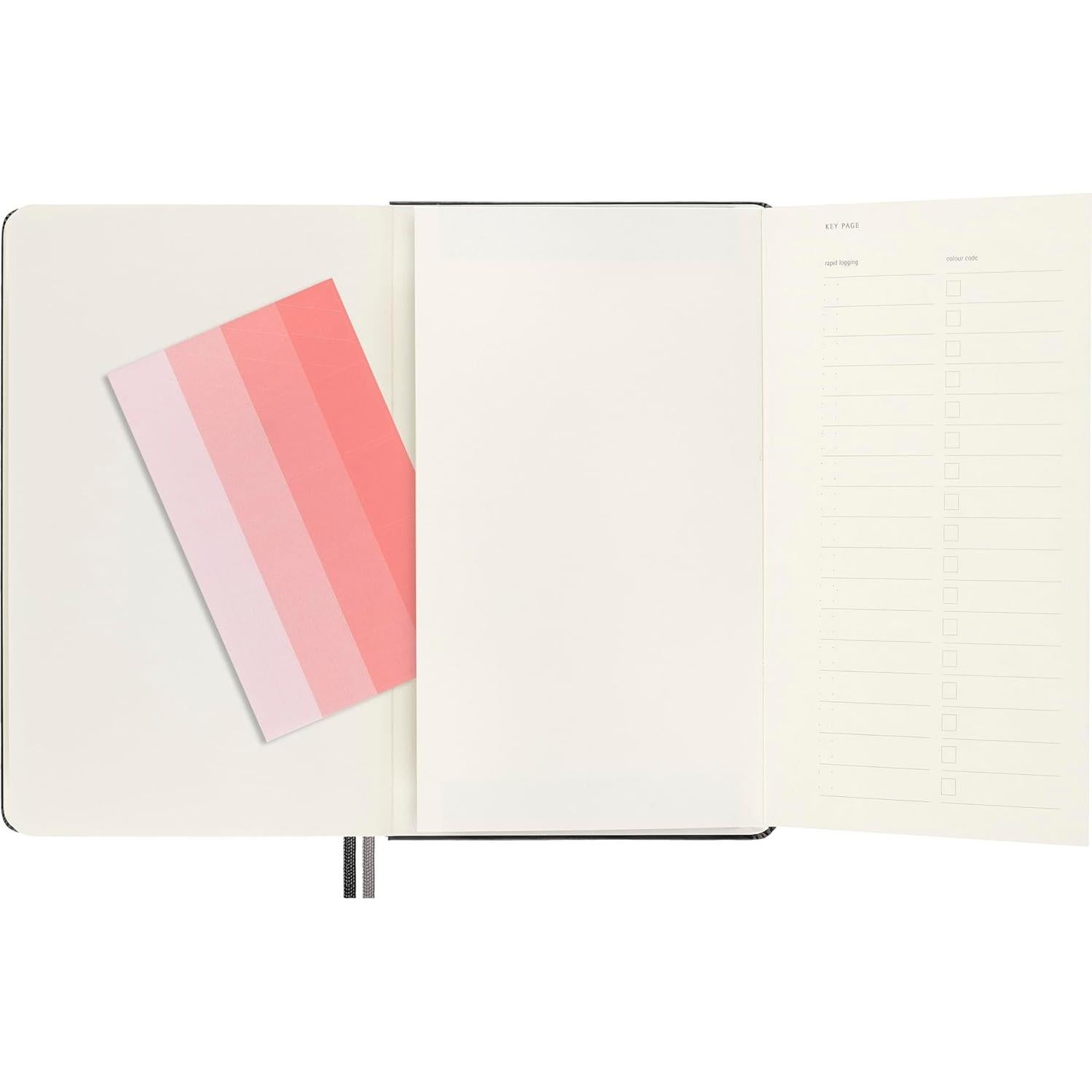 Cuaderno Moleskine Art Logbook Tapa Dura Grande Negro 160 Páginas