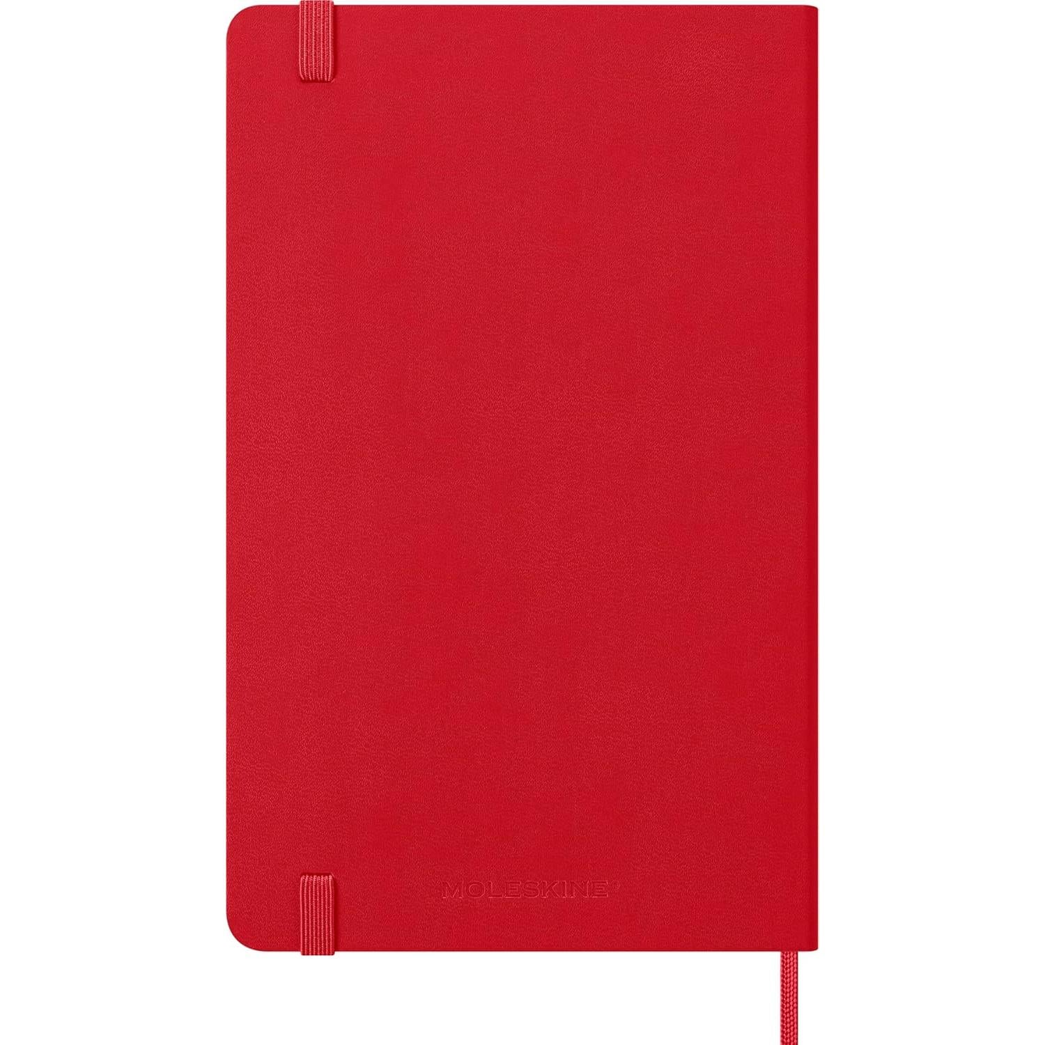 Planificador Semanal Moleskine 2026 Tapa Dura Grande Rojo