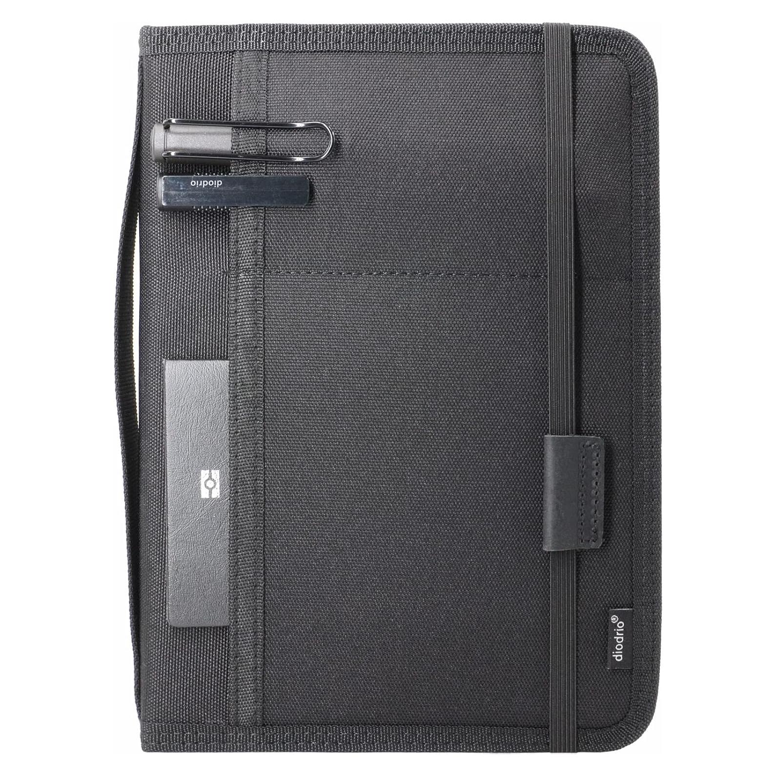 Funda de Cuaderno Diodrio A5 Negra Resistente al Agua