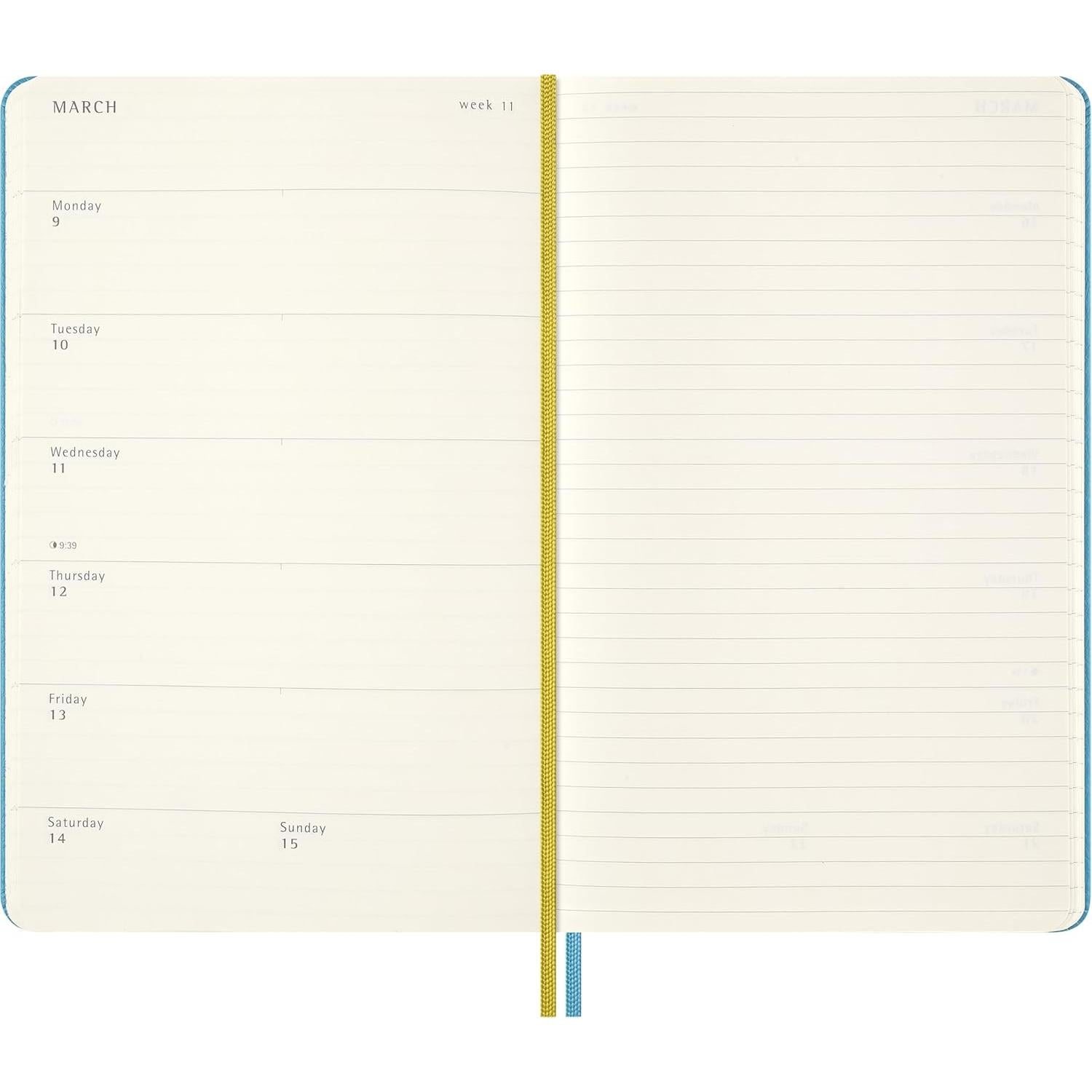 Planificador Semanal Moleskine Peanuts 2025-2026 Tapa Dura