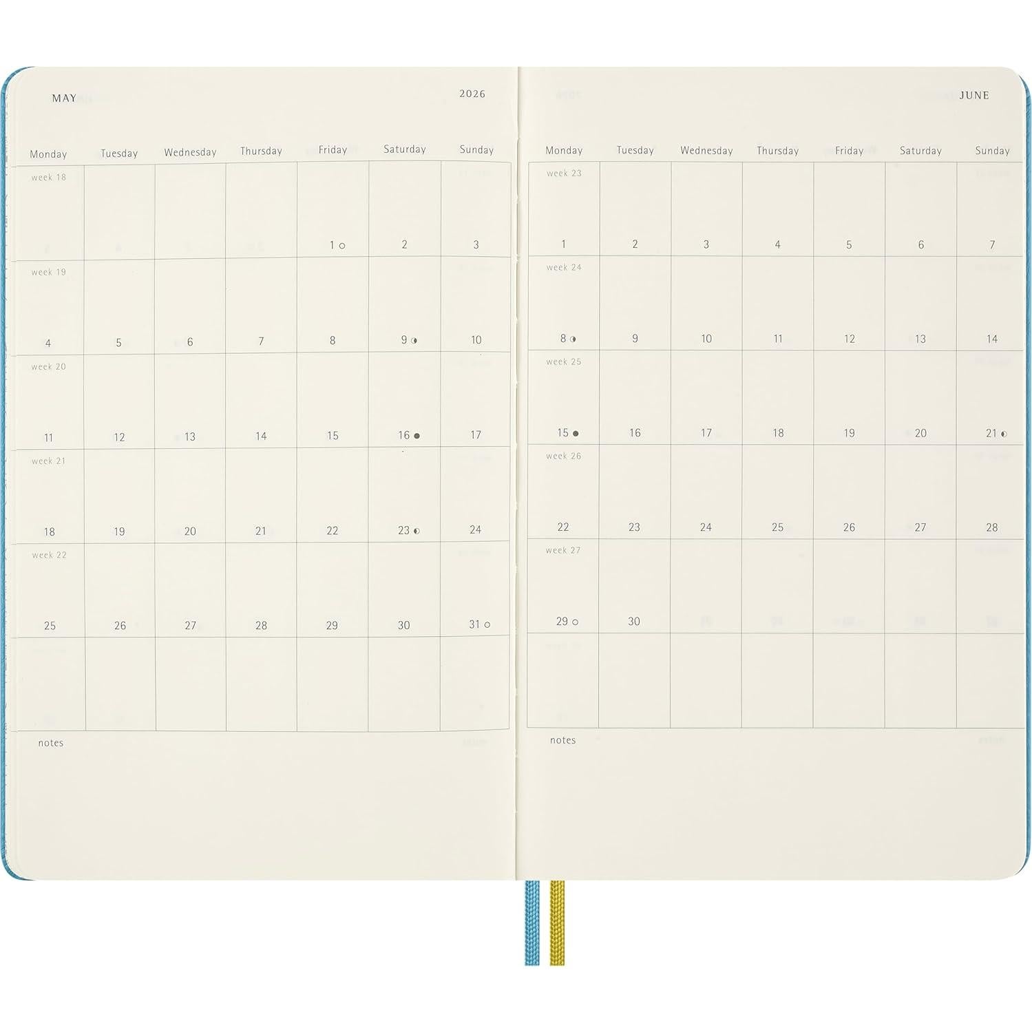 Planificador Semanal Moleskine Peanuts 2025-2026 Tapa Dura