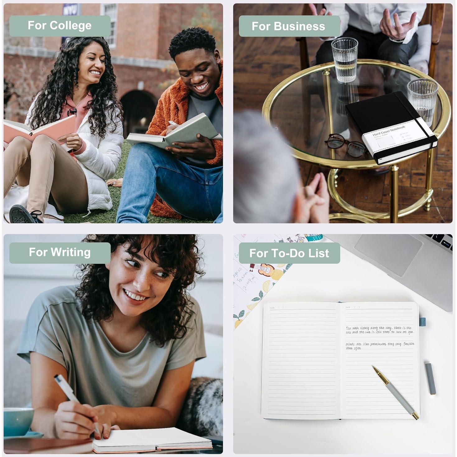 Cuaderno A5 CAGIE 320 Páginas Papel 100 g/m² Verde