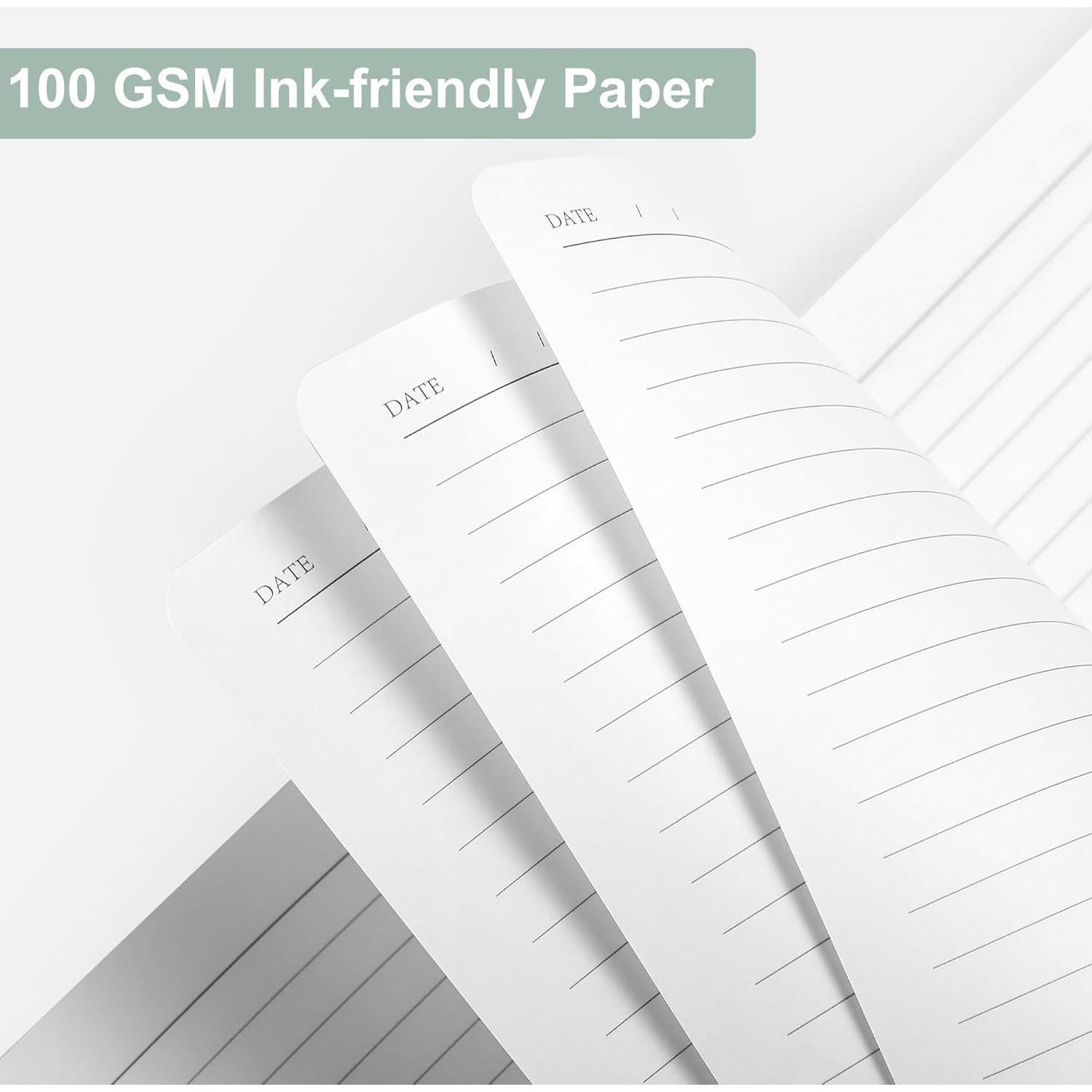 Cuaderno A5 CAGIE 320 Páginas Papel 100 g/m² Verde