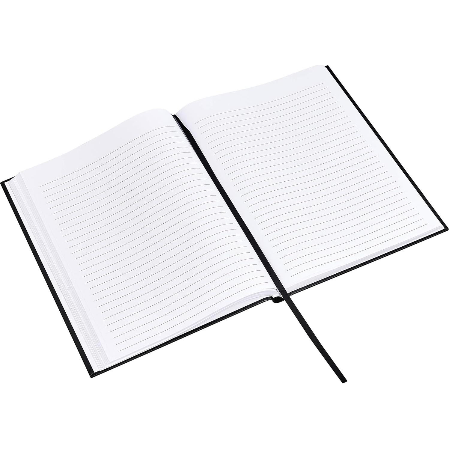 Diarios Profesionales Amazon Basics, 2 Unidades, Negro, 26.67x19.05 cm