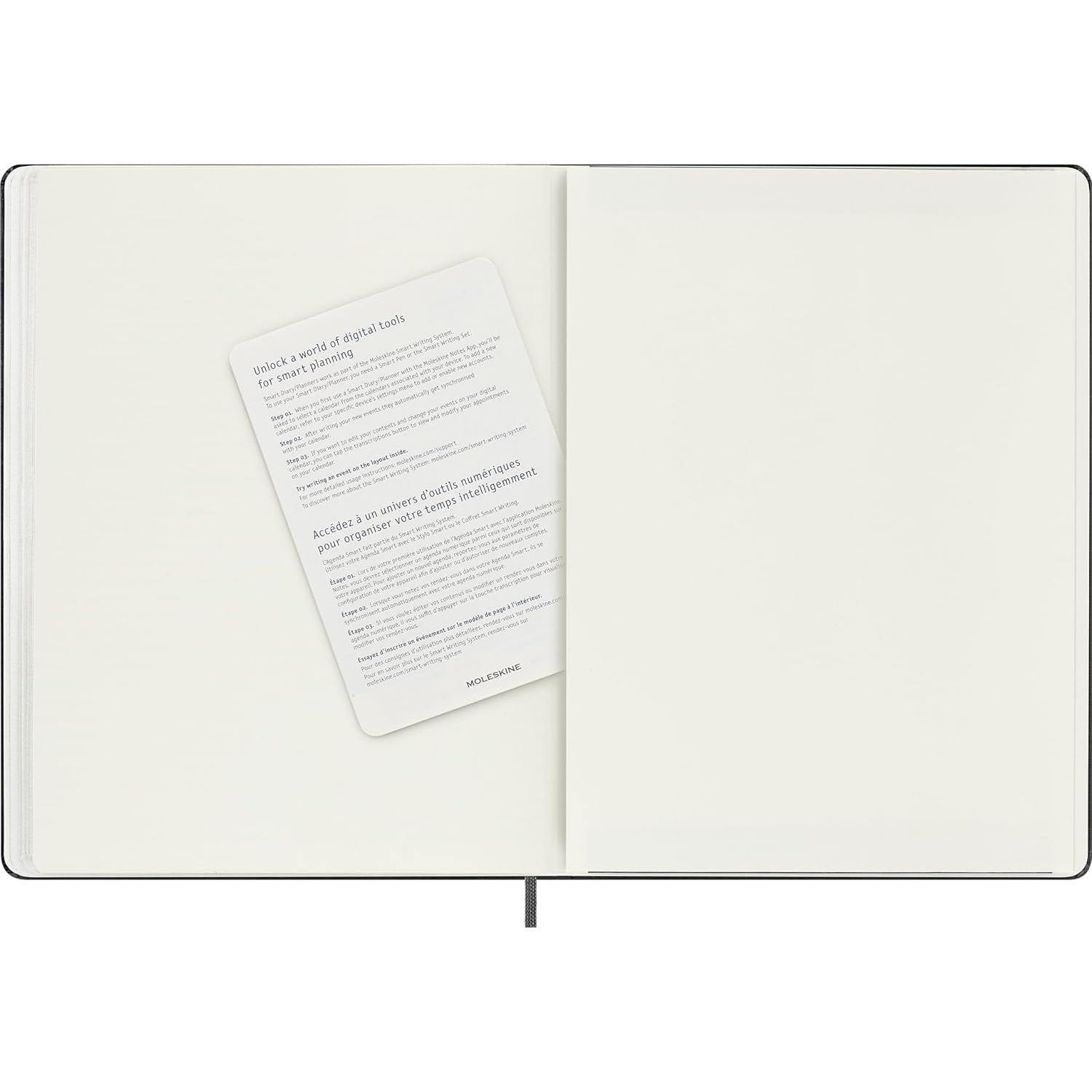 Planificador Semanal PRO Moleskine 2025 XL Negro Tapa Dura