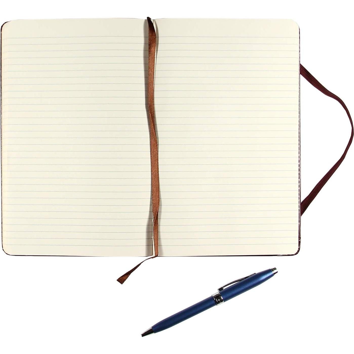 Cuaderno de Cuero Sintético C.R. Gibson MJ5-4792 240 Páginas