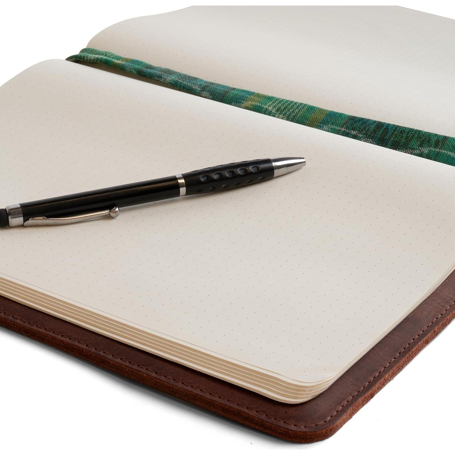 Cubierta de Cuaderno de Cuero Hide & Drink para Moleskine XL