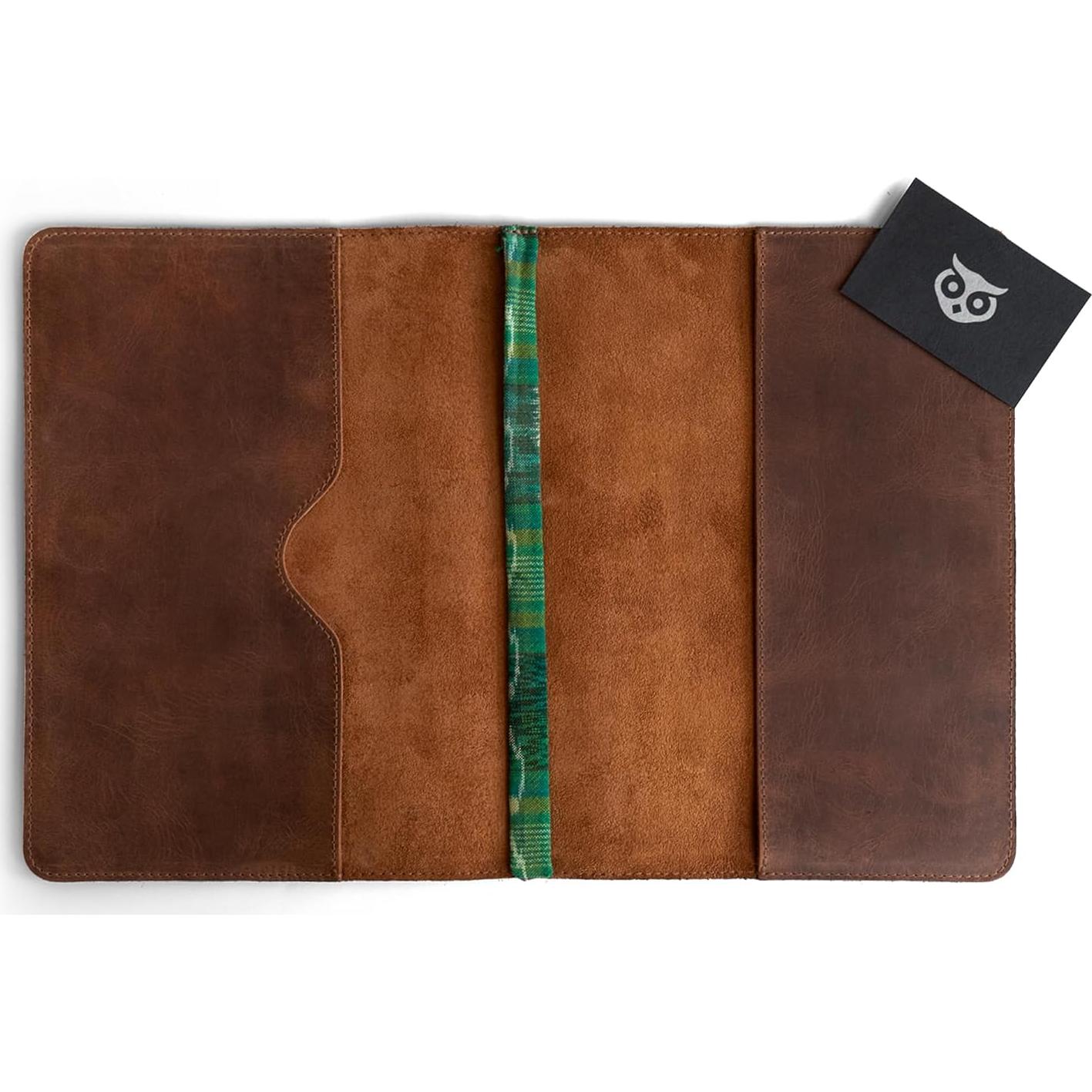 Cubierta de Cuaderno de Cuero Hide & Drink para Moleskine XL