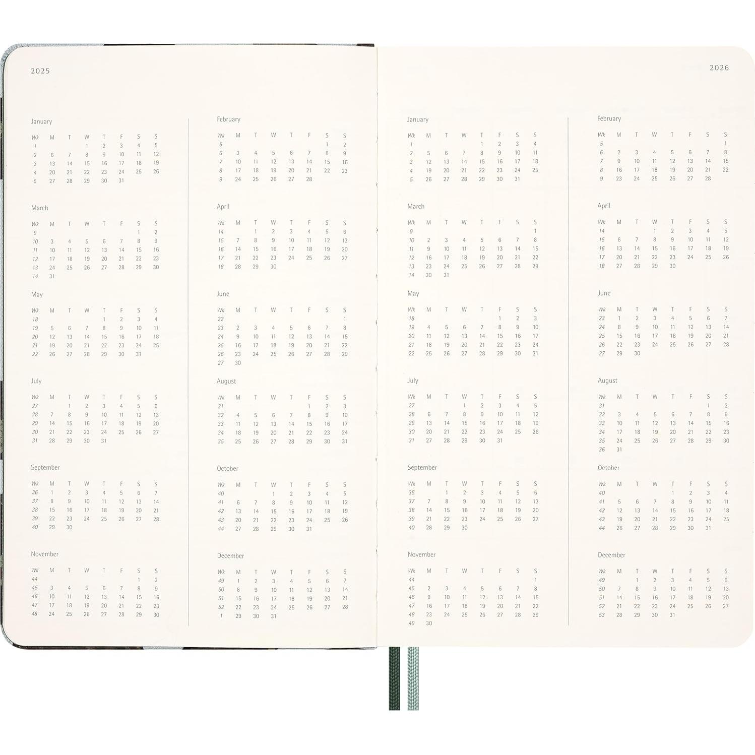 Planificador Semanal Moleskine Edición Limitada 2025 Serpiente