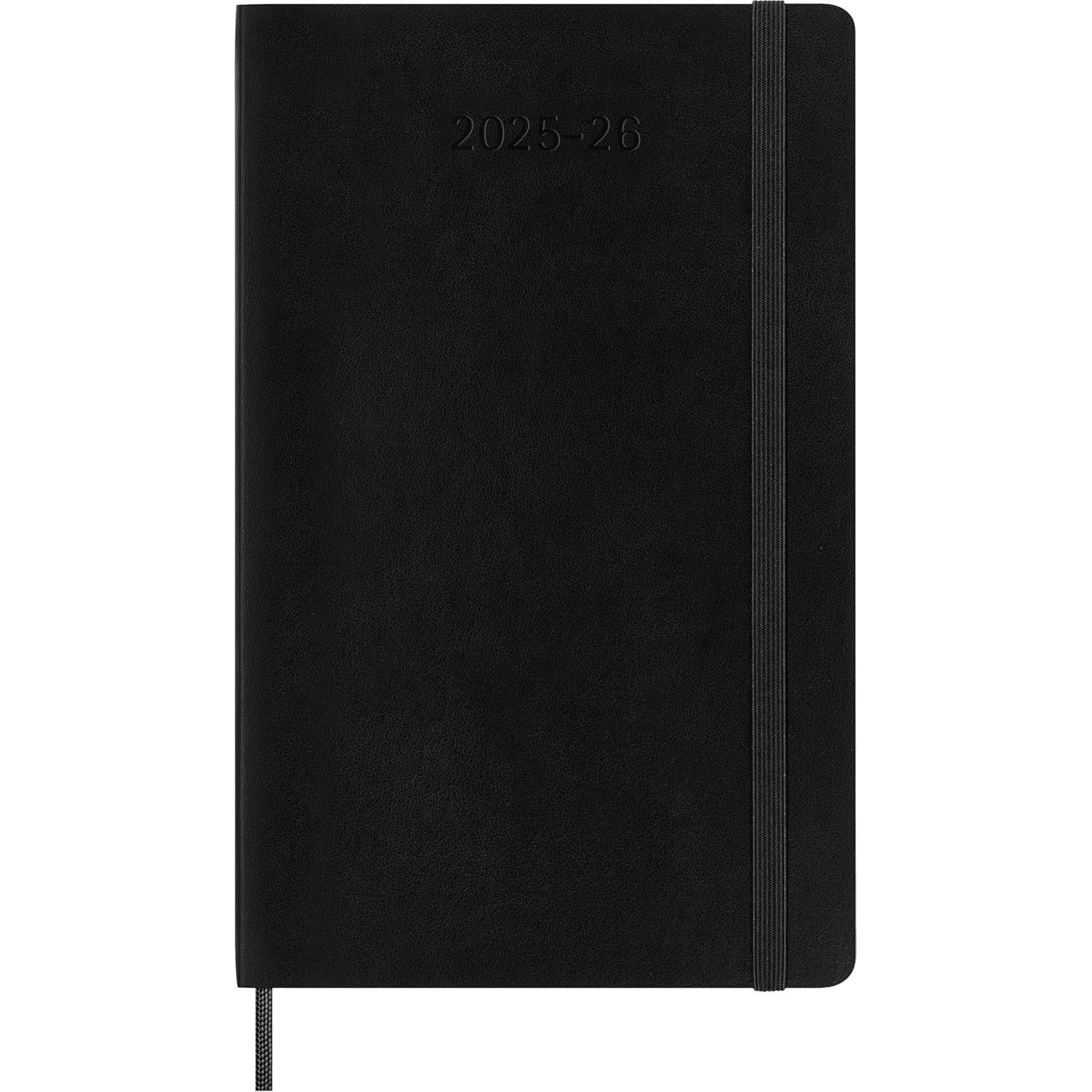 Planificador Diario Moleskine 18 Meses 2025-2026 Grande Negro