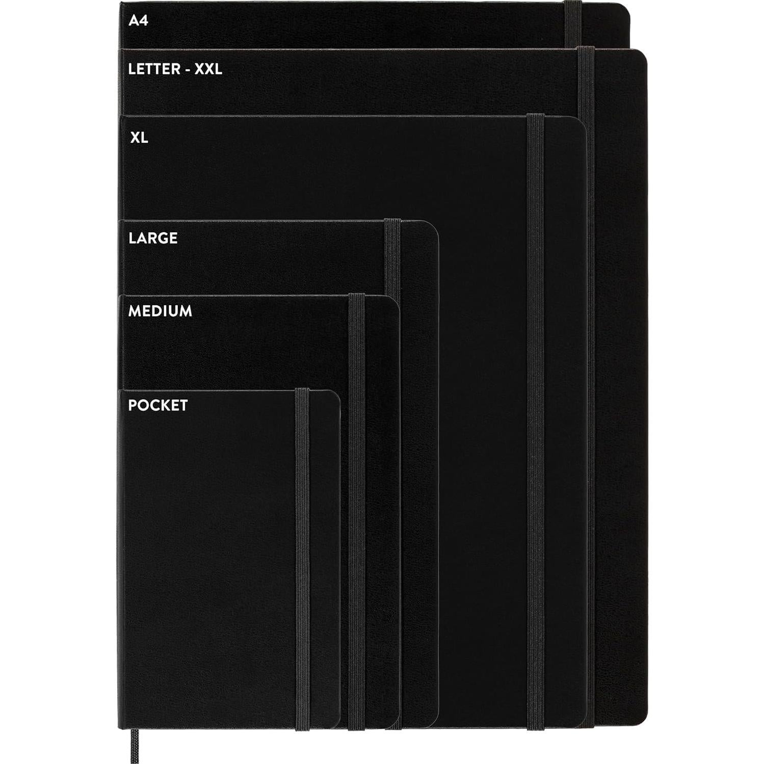 Planificador Diario Moleskine 18 Meses 2025-2026 Grande Negro