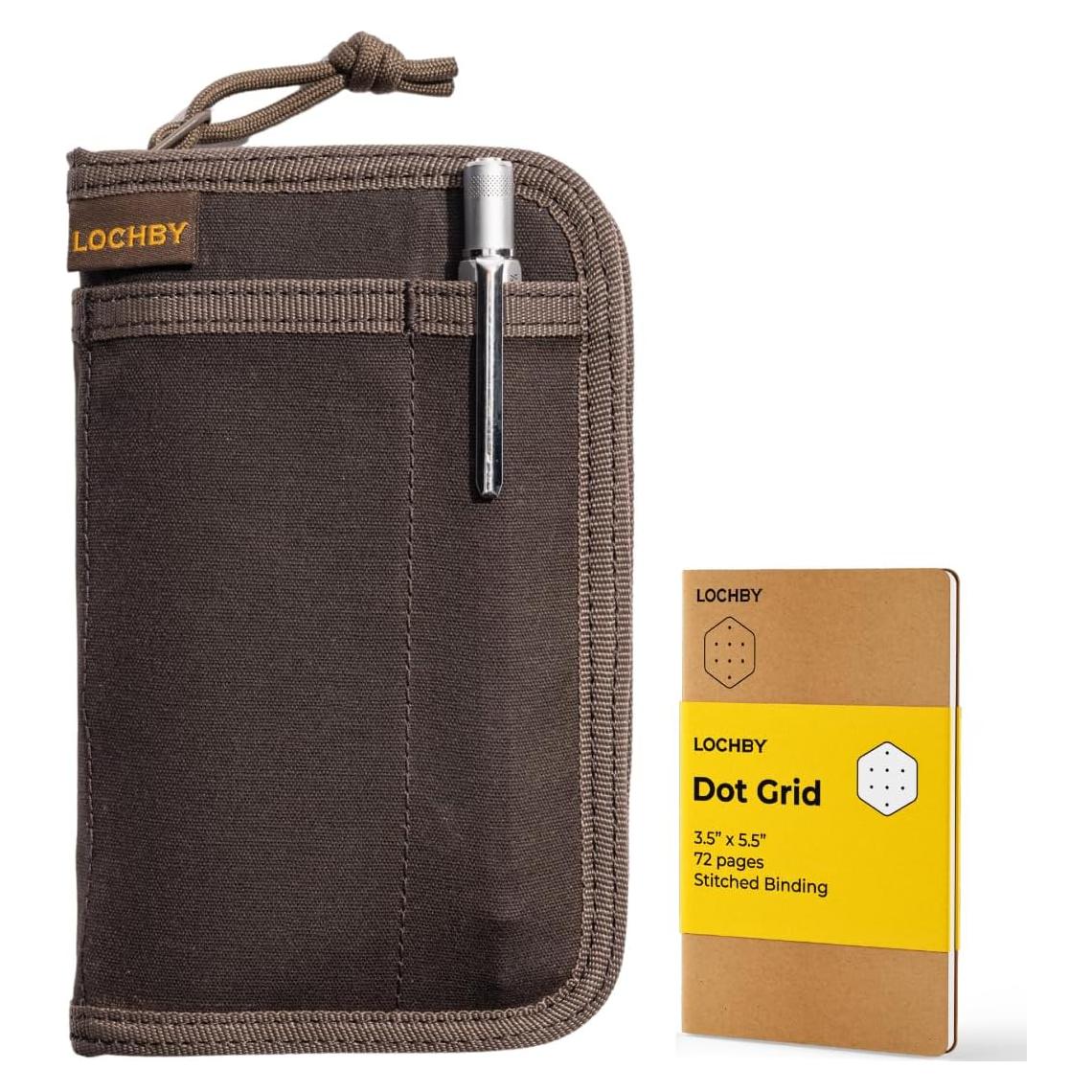 Diario de Bolsillo LOCHBY | Cuaderno Tomoe River 8.9x14cm | Lona Resistente