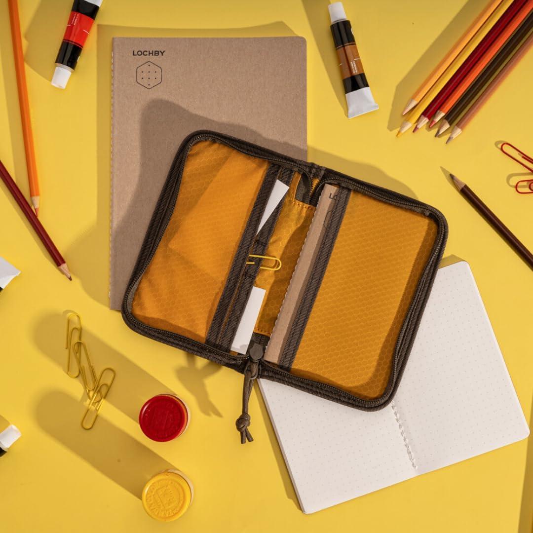 Diario de Bolsillo LOCHBY | Cuaderno Tomoe River 8.9x14cm | Lona Resistente