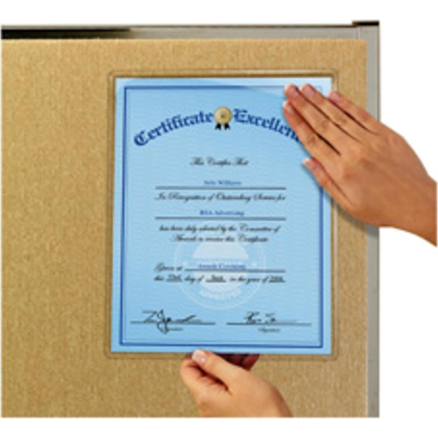 Bolsillo de Exhibición Scotch 21.6x27.9 cm Transparente