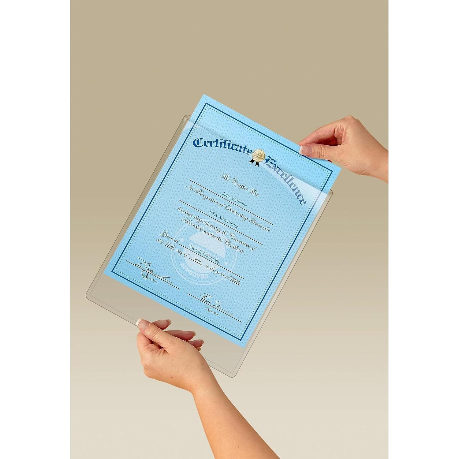 Bolsillo de Exhibición Scotch 21.6x27.9 cm Transparente