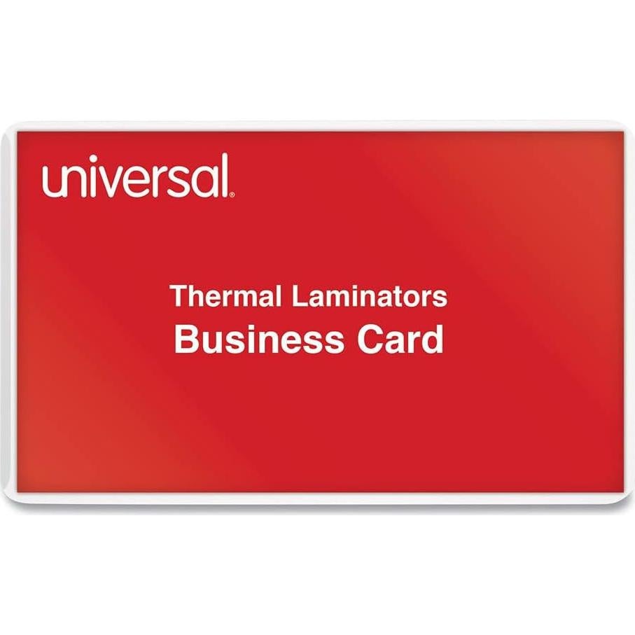 Fundas de Laminado Transparentes Universal UNV84642 100 Unidades