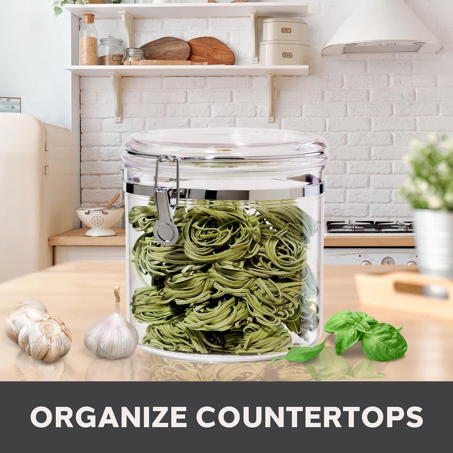 Tarro de Almacenamiento Hermético OGGI Jumbo 4.4L con Tapa Clip