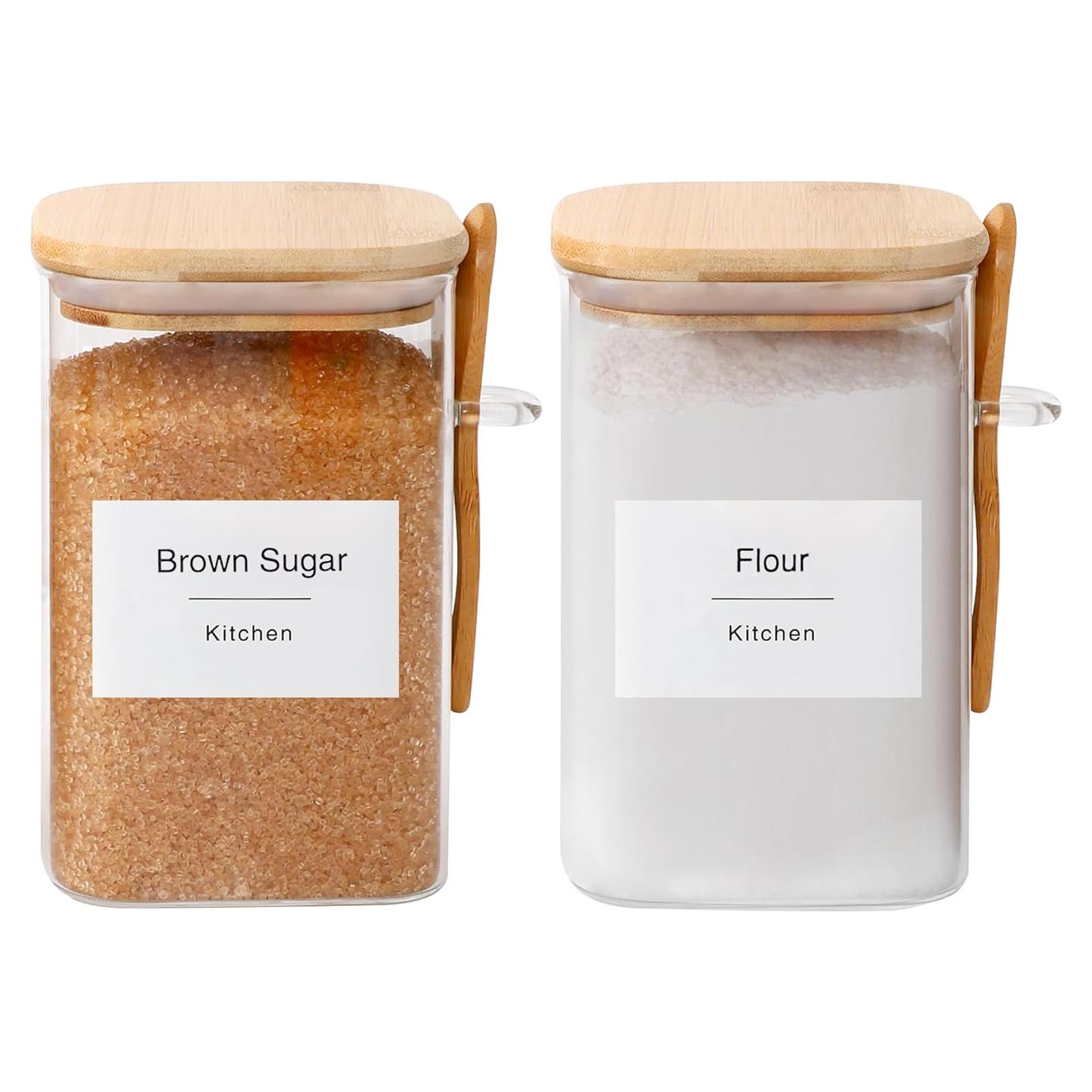 Contenedores de Vidrio Herméticos TIPGO 34 oz - Juego de 2