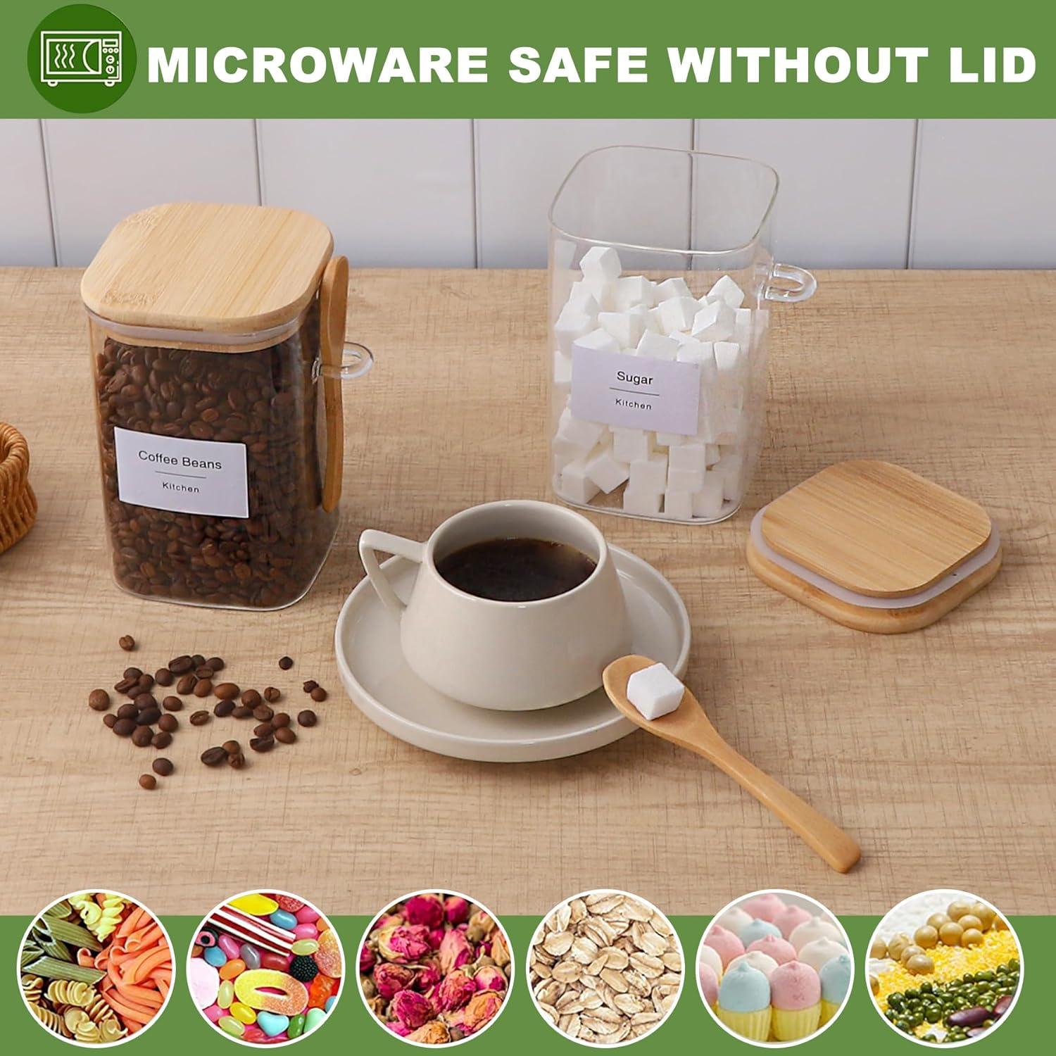 Contenedores de Vidrio Herméticos TIPGO 34 oz - Juego de 2