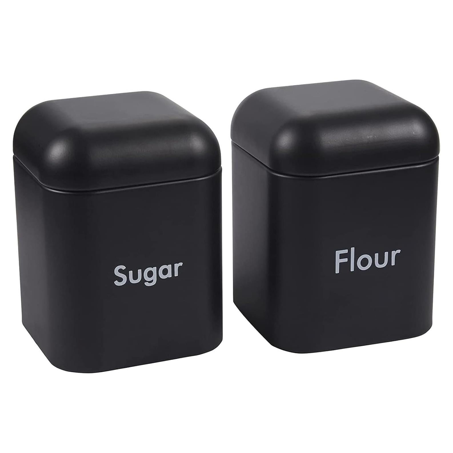 Set de 2 Contenedores de Almacenamiento Juvale - Azúcar y Harina 1300 ml