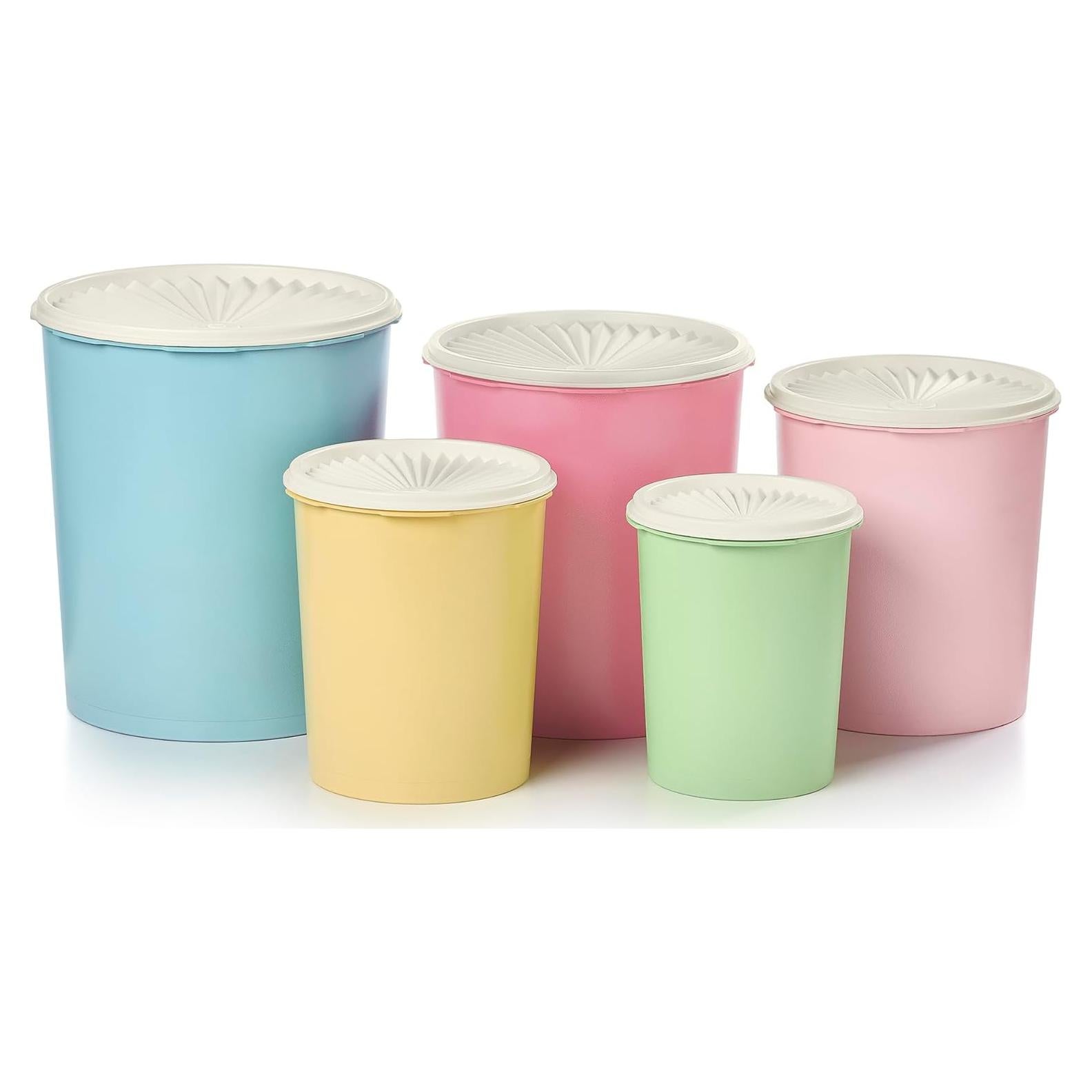 Set de 10 Frascos Anidados Tupperware Heritage Multicolor