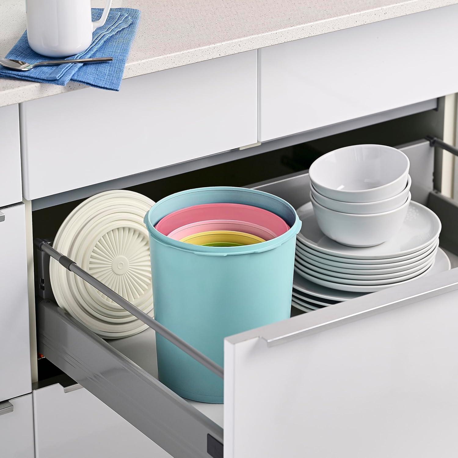 Set de 10 Frascos Anidados Tupperware Heritage Multicolor