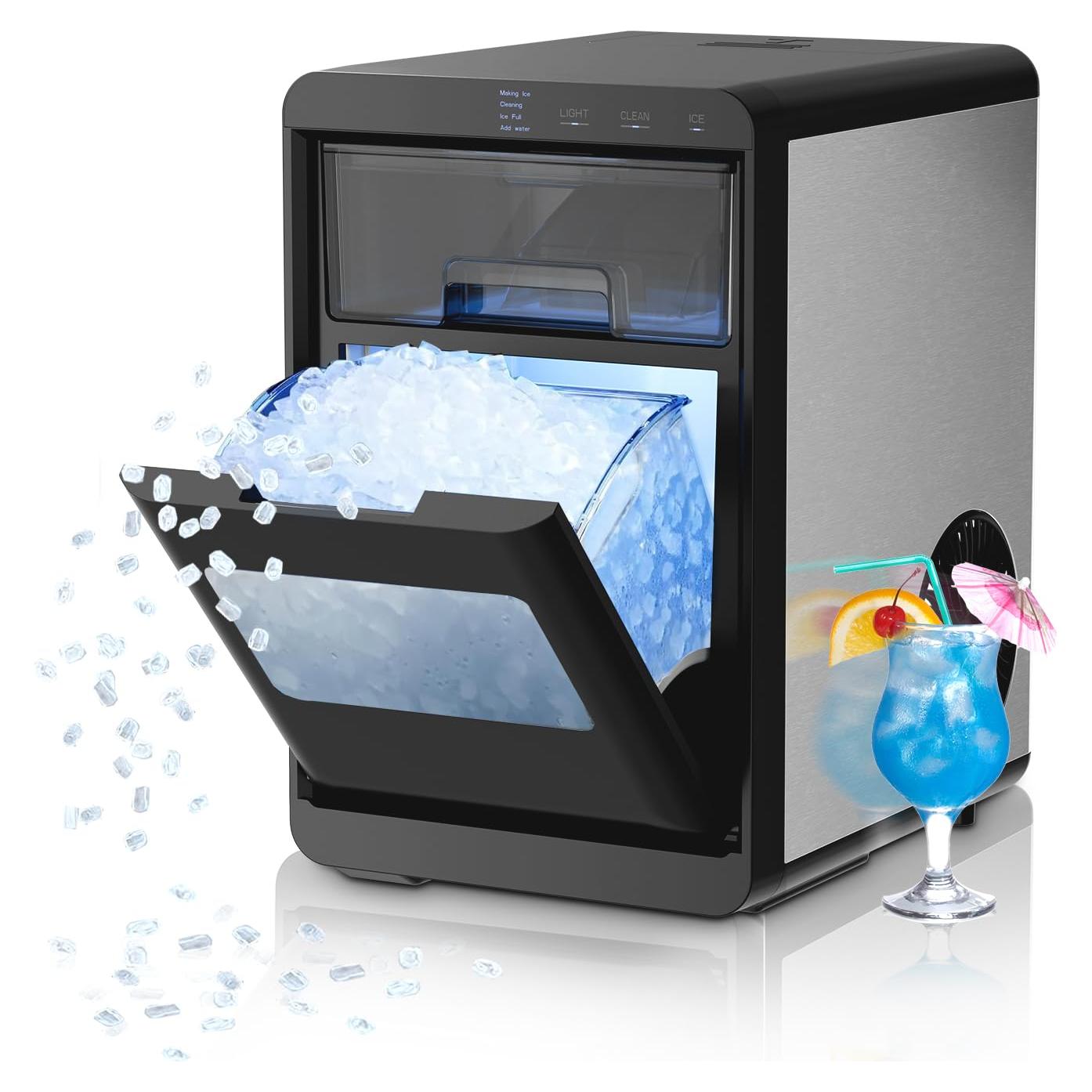 Fabricador de Hielo Portátil Antarctic Star 19.96 kg/día Autolimpiante