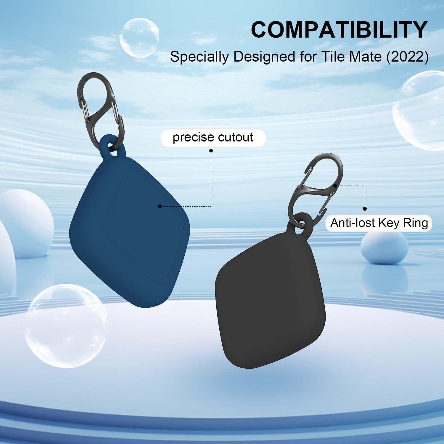 Funda de Silicona Impermeable para Tile Mate 2022 - 2 Pack