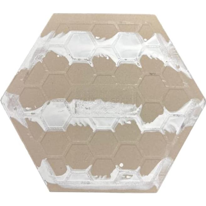 Azulejos Hexagonales Tenedos Porcelana Azul Real 20 Piezas