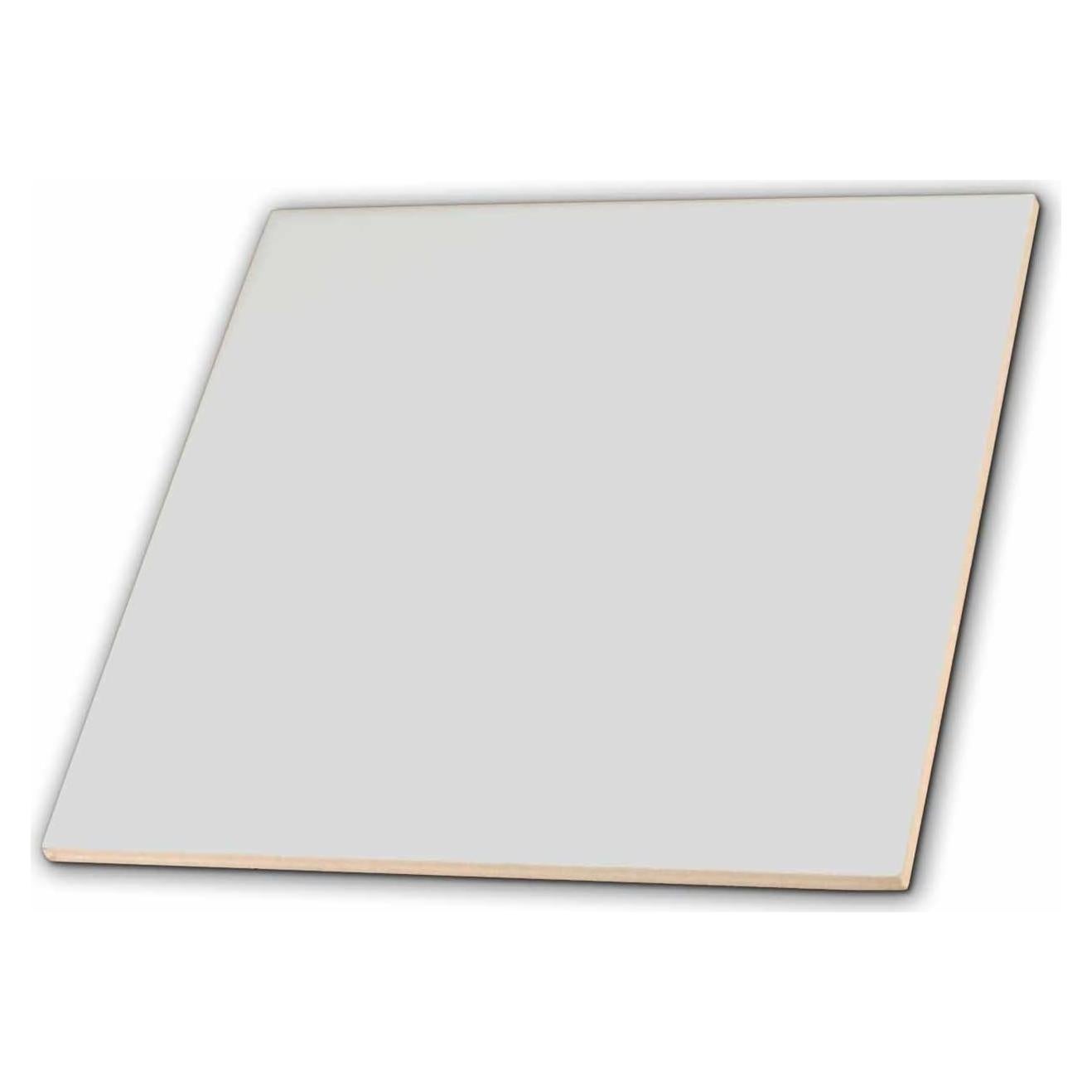 Azulejo Cerámico 3dRose ct_159863_4 Gris Claro Mate 30.48 cm