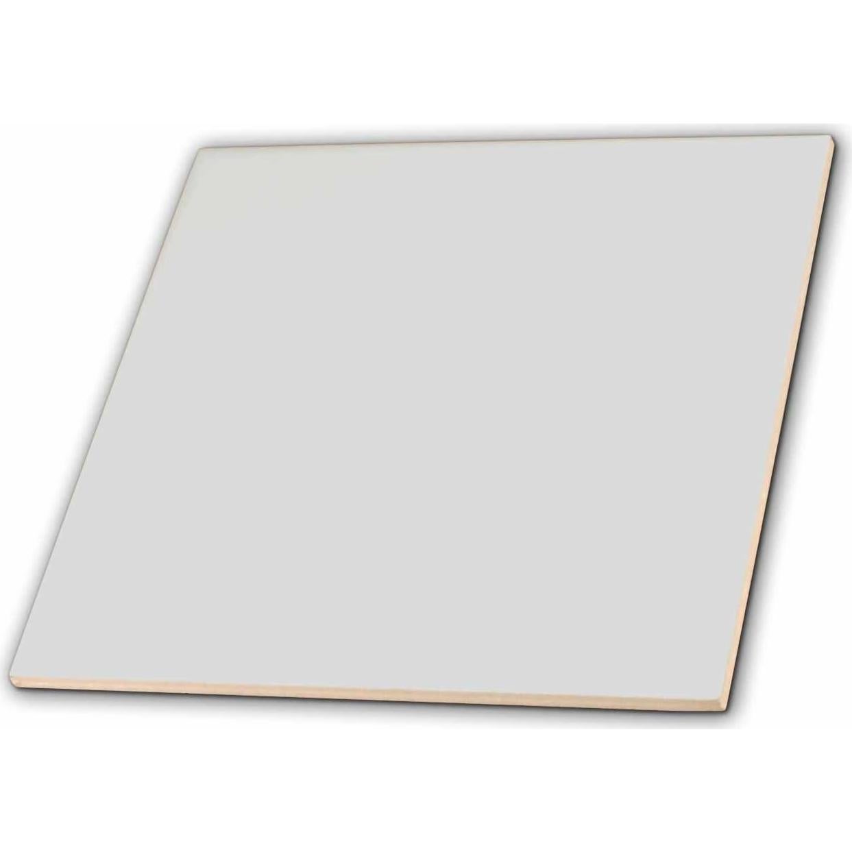 Azulejo Cerámico 3dRose ct_159863_4 Gris Claro Mate 30.48 cm