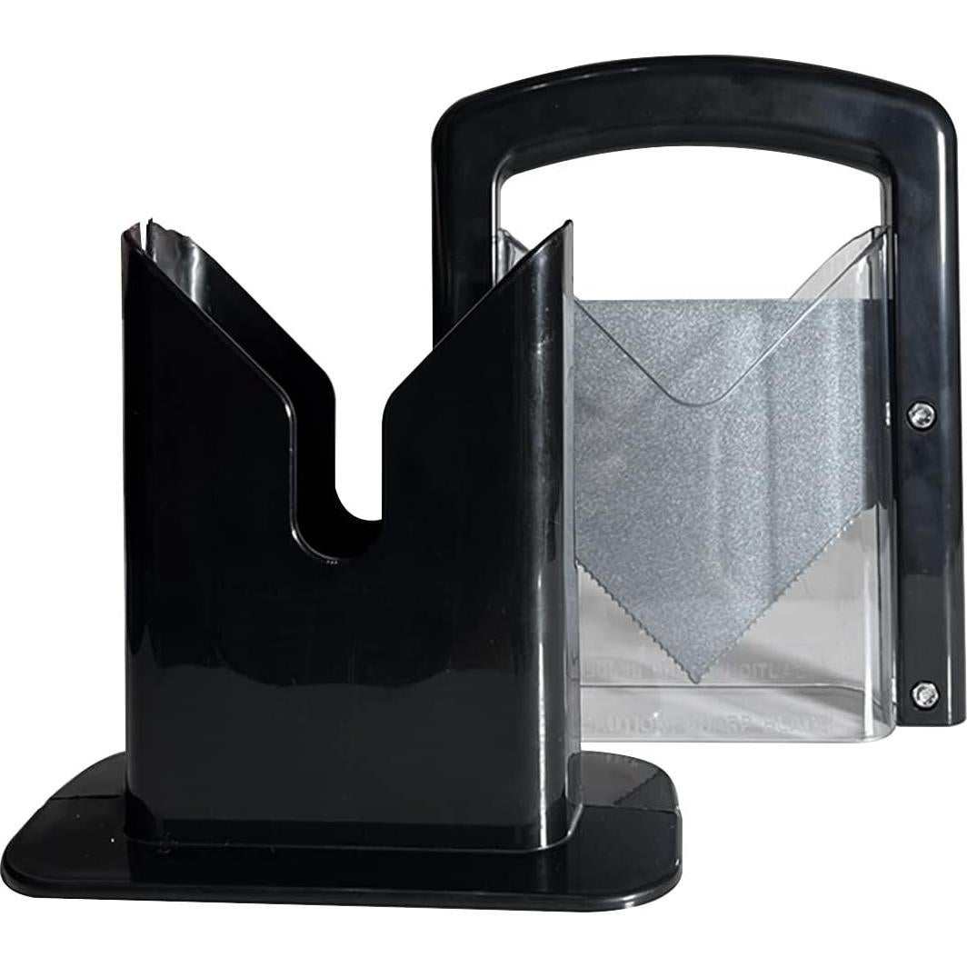 Cortador de Bagels MYKAGS de Acero Inoxidable Negro 17.5x9.5 cm