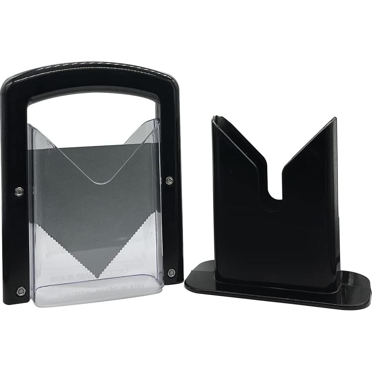 Cortador de Bagels Dylvan Acero Inoxidable Negro 17.5x9.5 cm