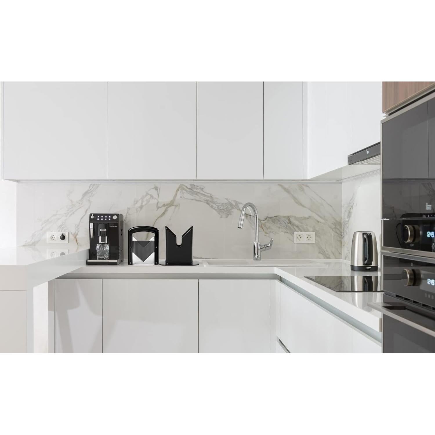 Cortador de Bagels Dylvan Acero Inoxidable Negro 17.5x9.5 cm