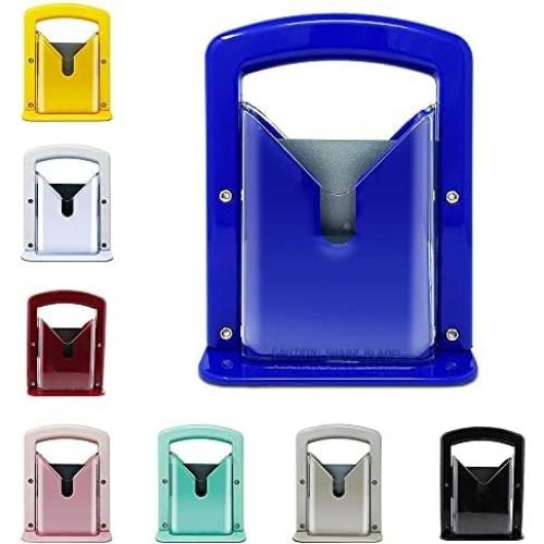 Cortador de Bagels Slyce - Azul, Acero Inoxidable, Seguro y Eficiente