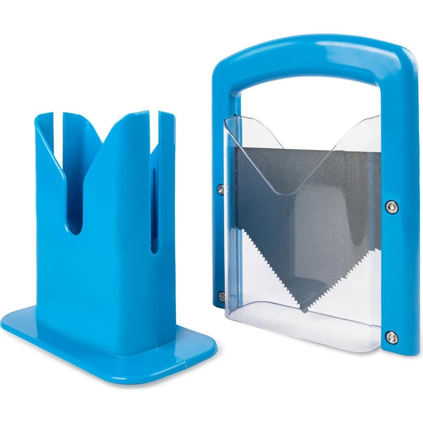 Cortador de Bagels MYKAGS Acero Inoxidable Azul 0.54 kg