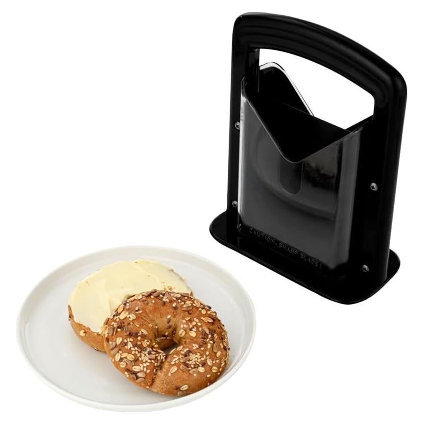Cortador de Bagels Restaurantware RWT0866 Acero Inoxidable Negro