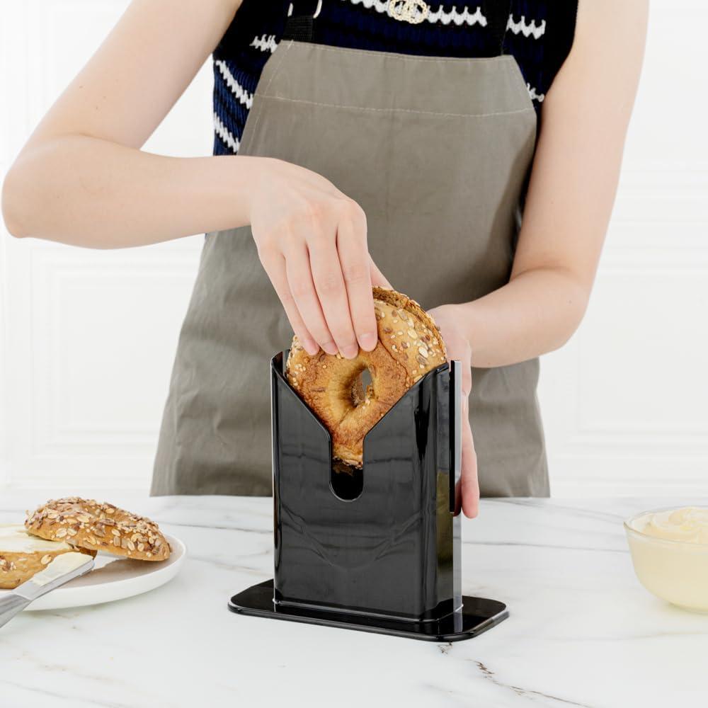 Cortador de Bagels Restaurantware RWT0866 Acero Inoxidable Negro