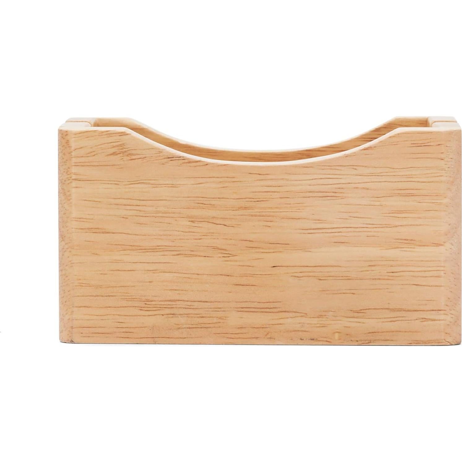 Cortador Sostenedor de Bagel Fox Run de Madera 7.6x13.3 cm