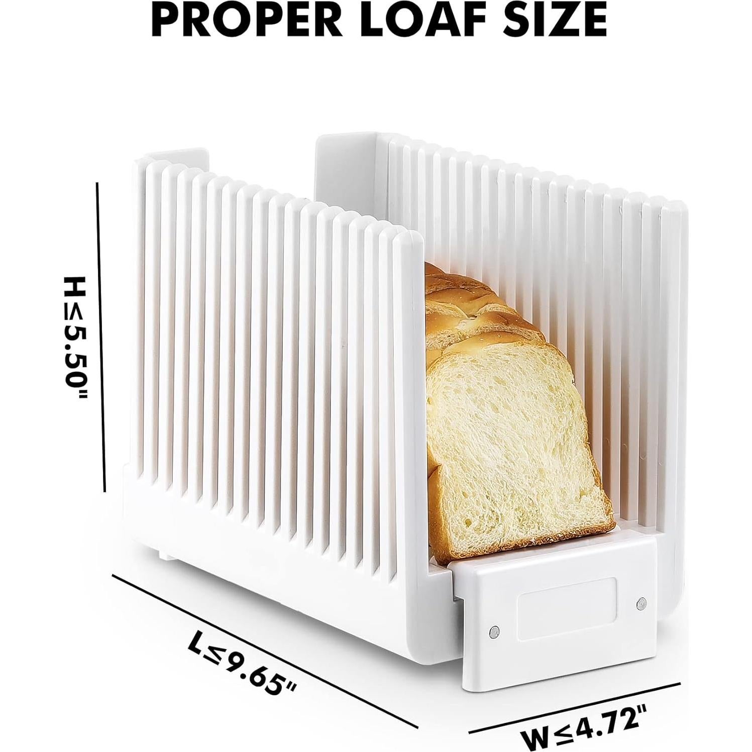 Cortador de Pan Geedel Plegable y Compacto Sin BPA 24.5x14x19cm