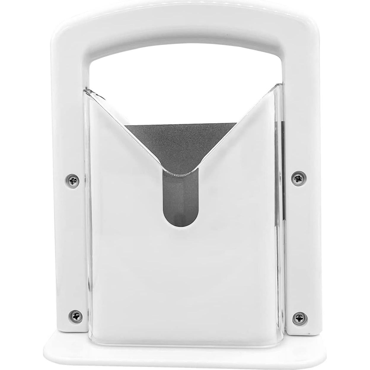 Cortador de Bagels IRUZJZC Blanco Acero Inoxidable 17.3x9.4 cm