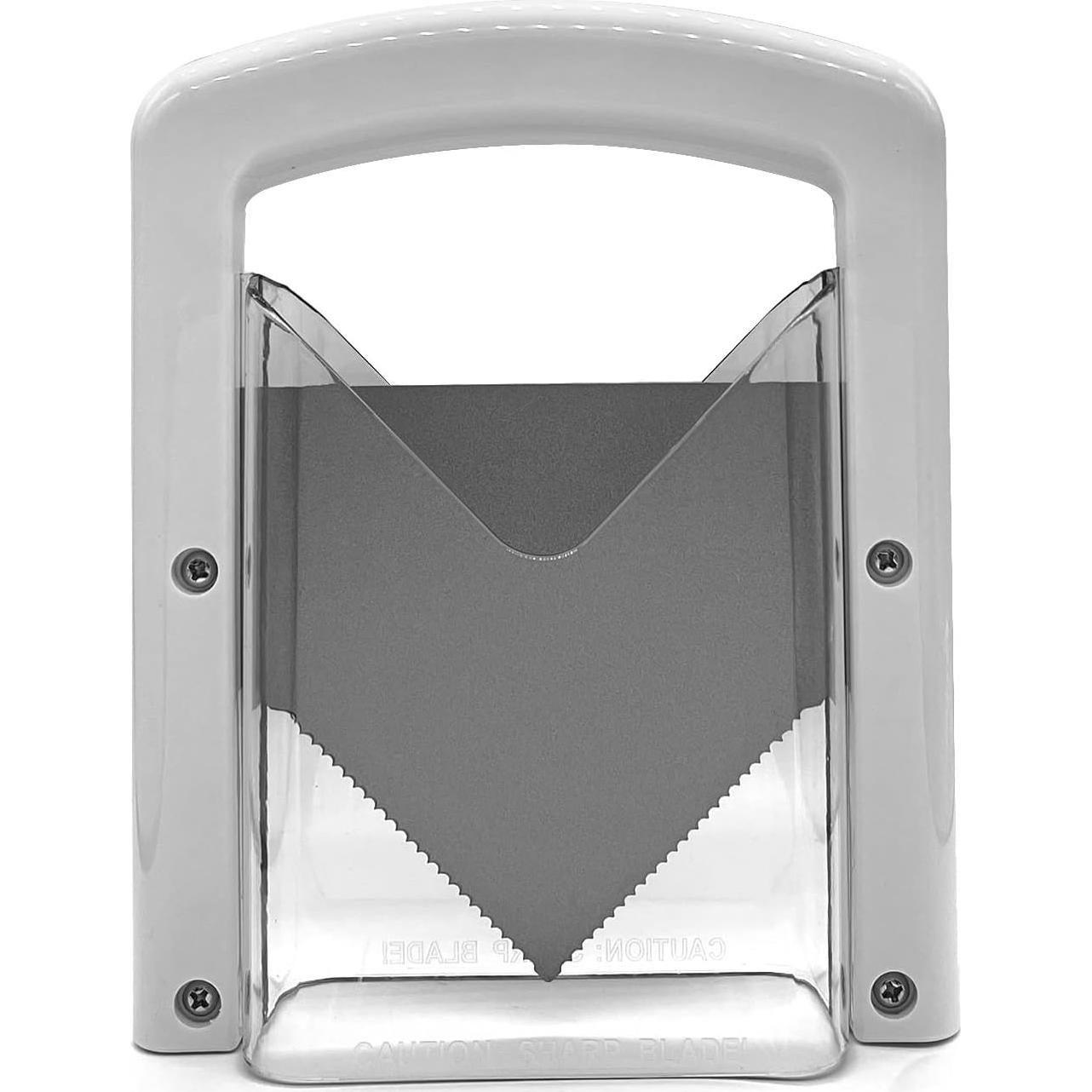 Cortador de Bagels IRUZJZC Blanco Acero Inoxidable 17.3x9.4 cm