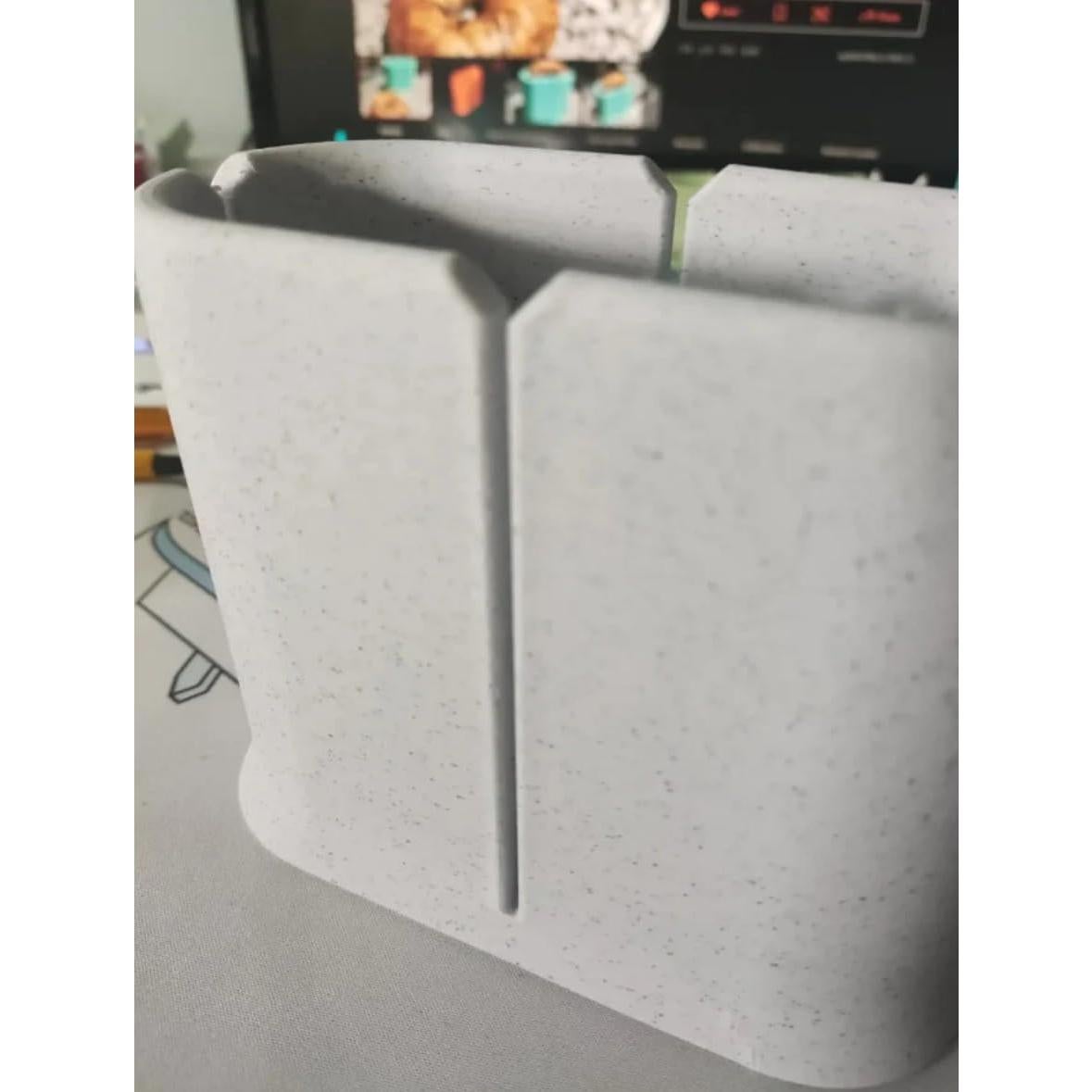 Cortador de Bagel Marrón - Estante para Cortar Bagel