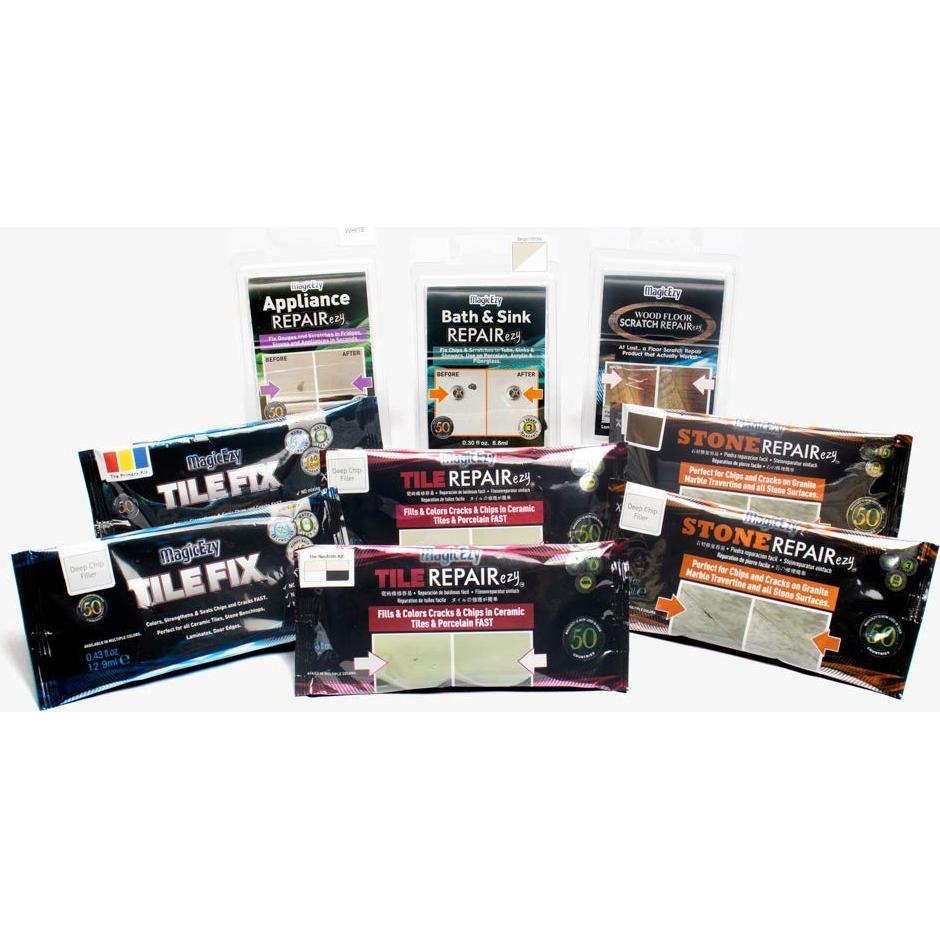 MagicEzy Relleno Reparación Azulejos Cerámica Transparente