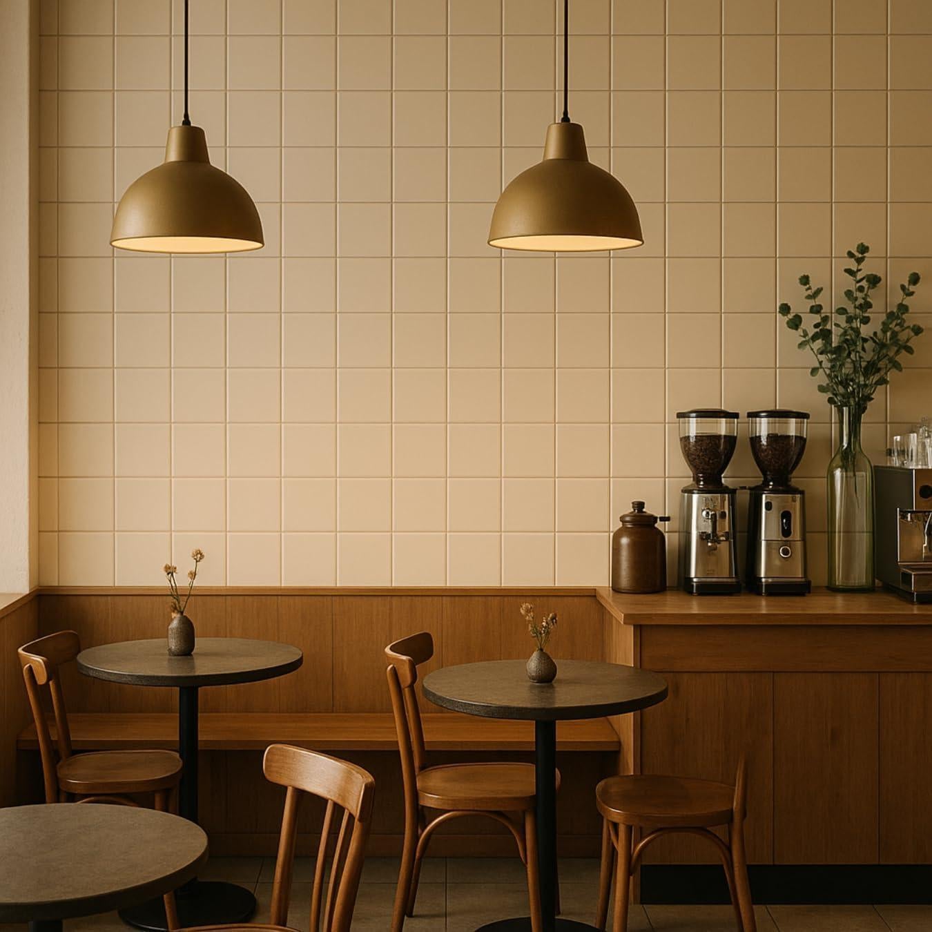 Azulejo Cerámico Tenedos 10.8x10.8 cm Mate Putty Urbano - Caja de 10