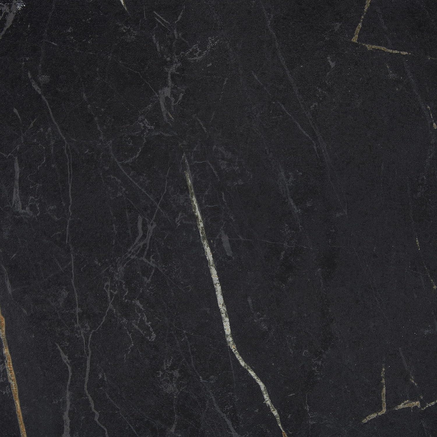 Azulejo de Porcelana Daltile Perpetuo 30.48x30.48 cm Negro Infinito